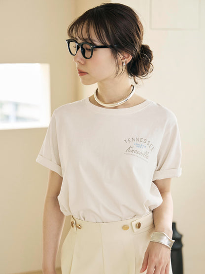 ヴィンテージライクロゴTシャツ　[通常]