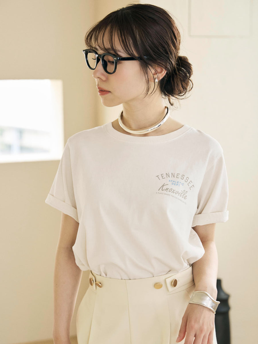 ヴィンテージライクロゴTシャツ　[通常]