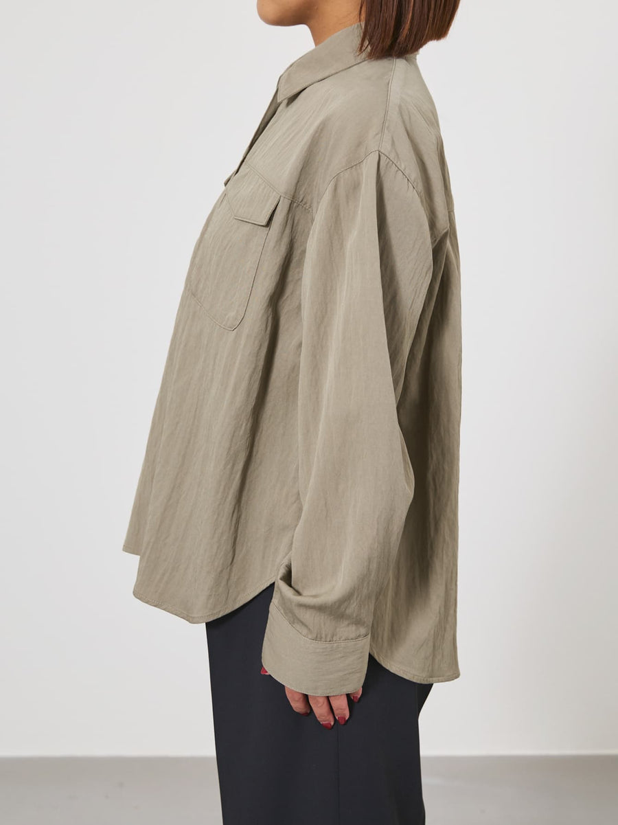 ナチュラルウォッシュダブルポケットシャツ　[通常]