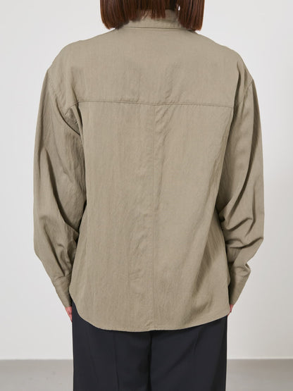 ナチュラルウォッシュダブルポケットシャツ　[通常]
