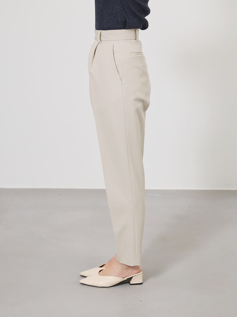 とろみワンタックテーパードパンツ-short & regular　[通常]