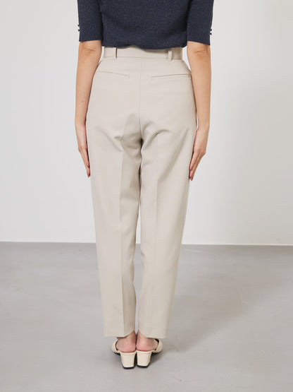 とろみワンタックテーパードパンツ-short & regular　[通常]