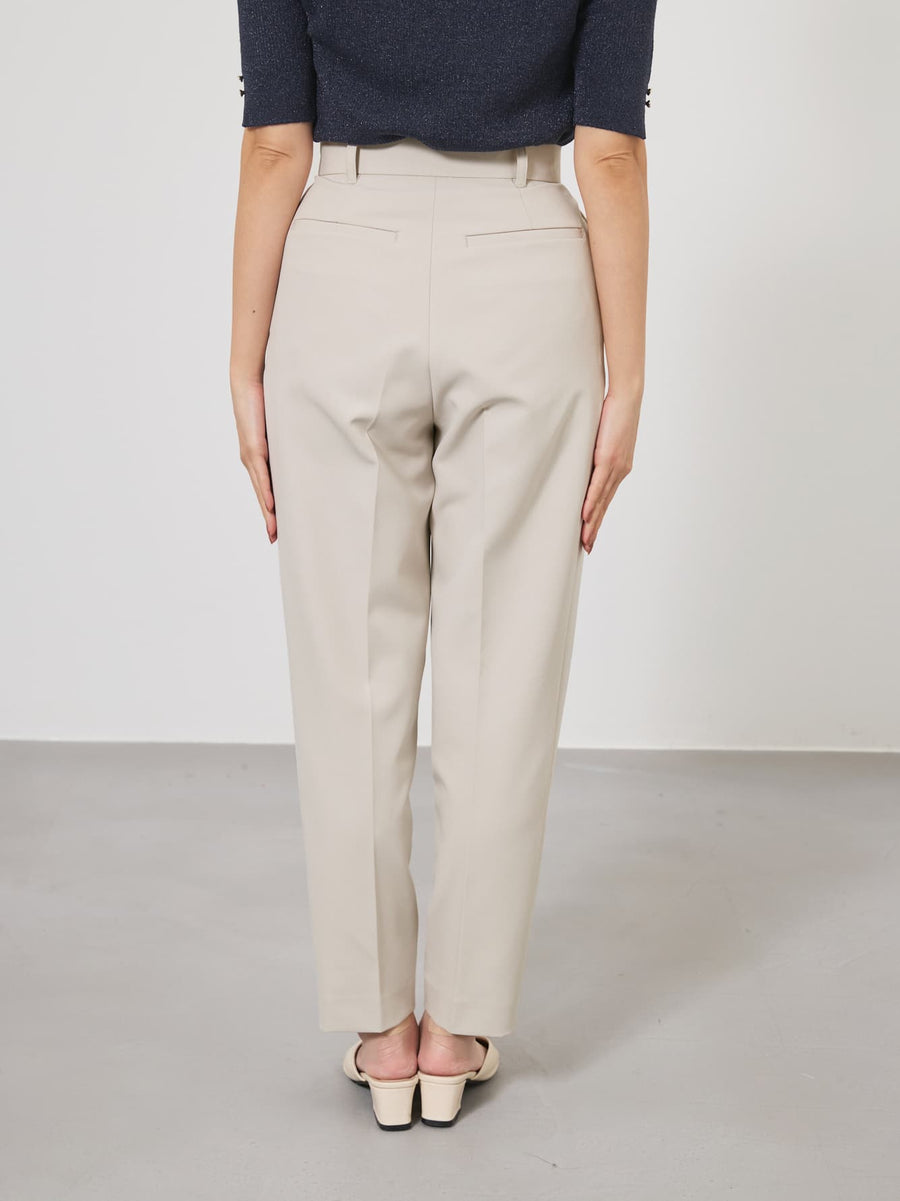 とろみワンタックテーパードパンツ-short & regular　[通常]