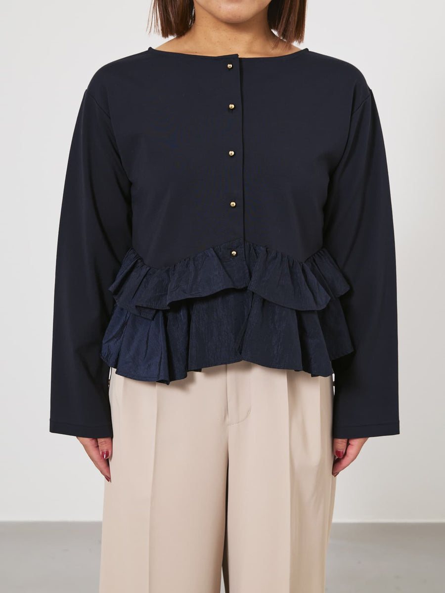 ※こちらが実物のカラーに一番お色味が近くなっております。（ネイビー）<br>144cm | B:80 W:64 H:84 股下:62 | ワンサイズ着用