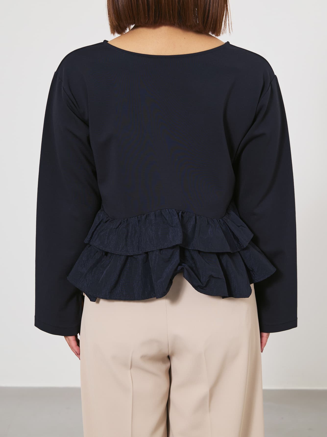 2wayフリルペプラムトップス　[通常]