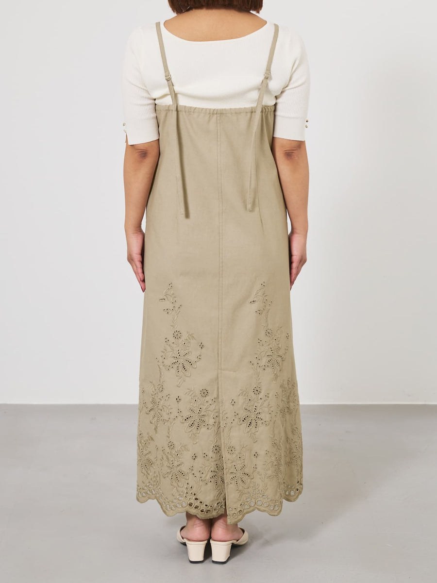 エンブロイダリージャンパースカート-short & regular　[通常]