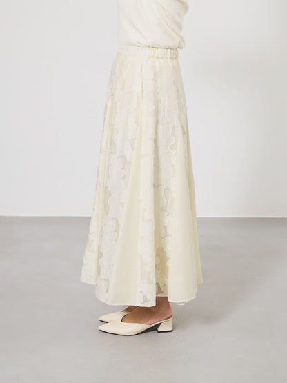 シアージャカードフレアスカート-short & regular　[通常]