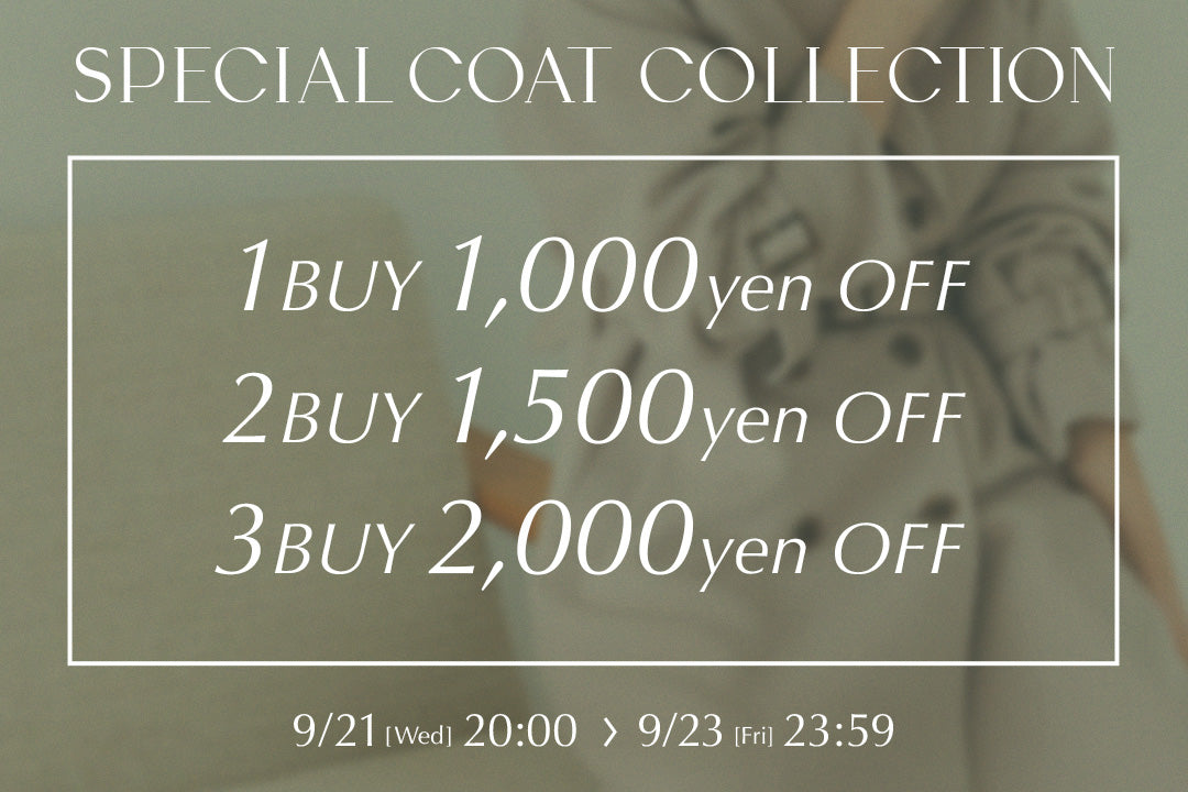 【SPECIAL COAT COLLECTION】LOOK