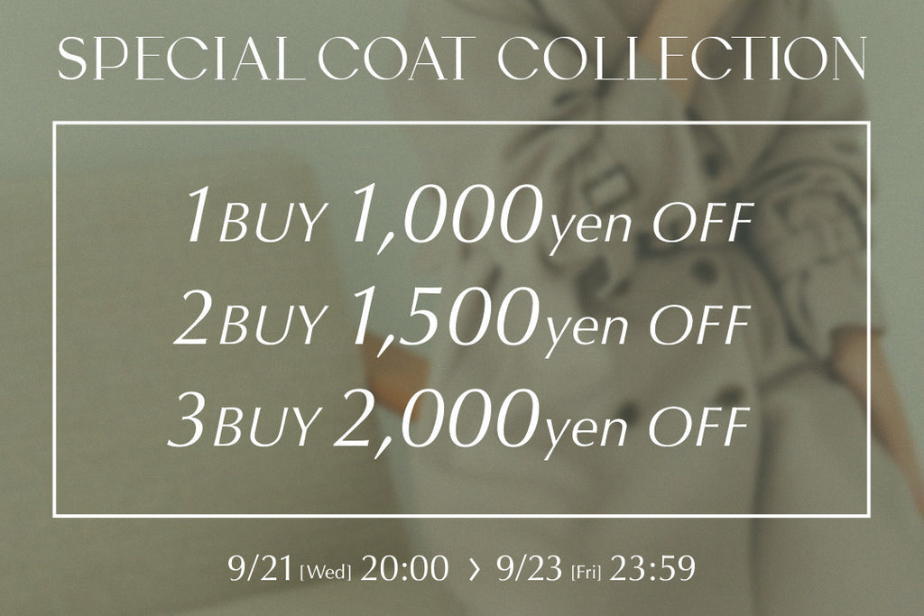 【SPECIAL COAT COLLECTION】ITEM DETAIL