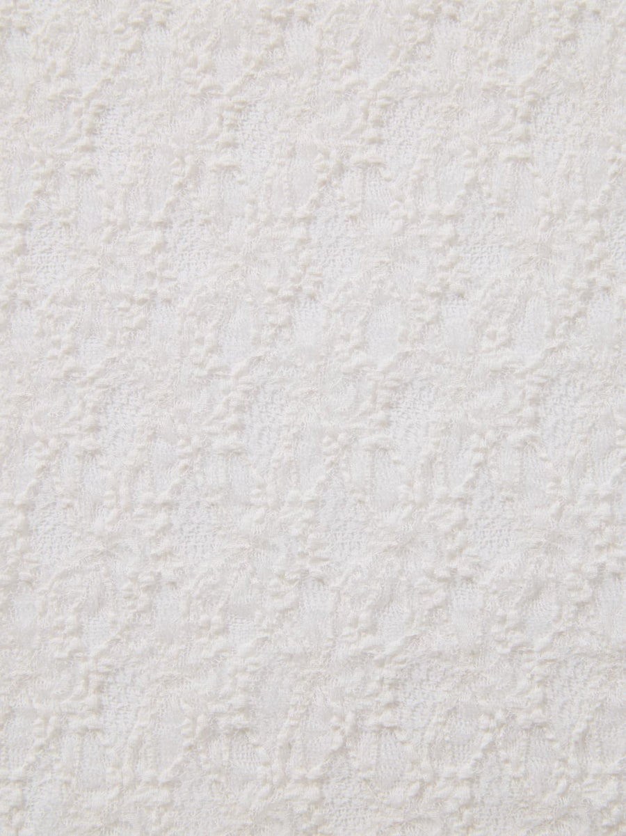 ストレッチレースボートネックトップス　[通常]