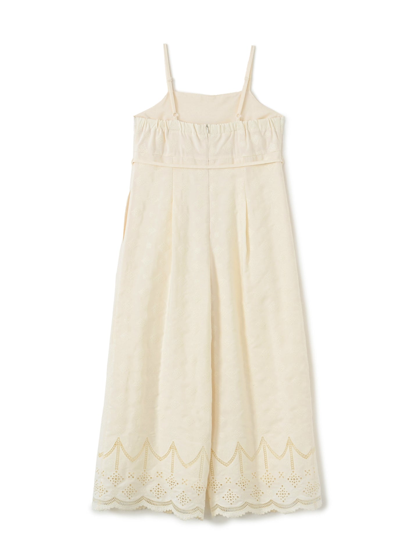 エンブロイダリースカーフセットオールインワン　[通常]