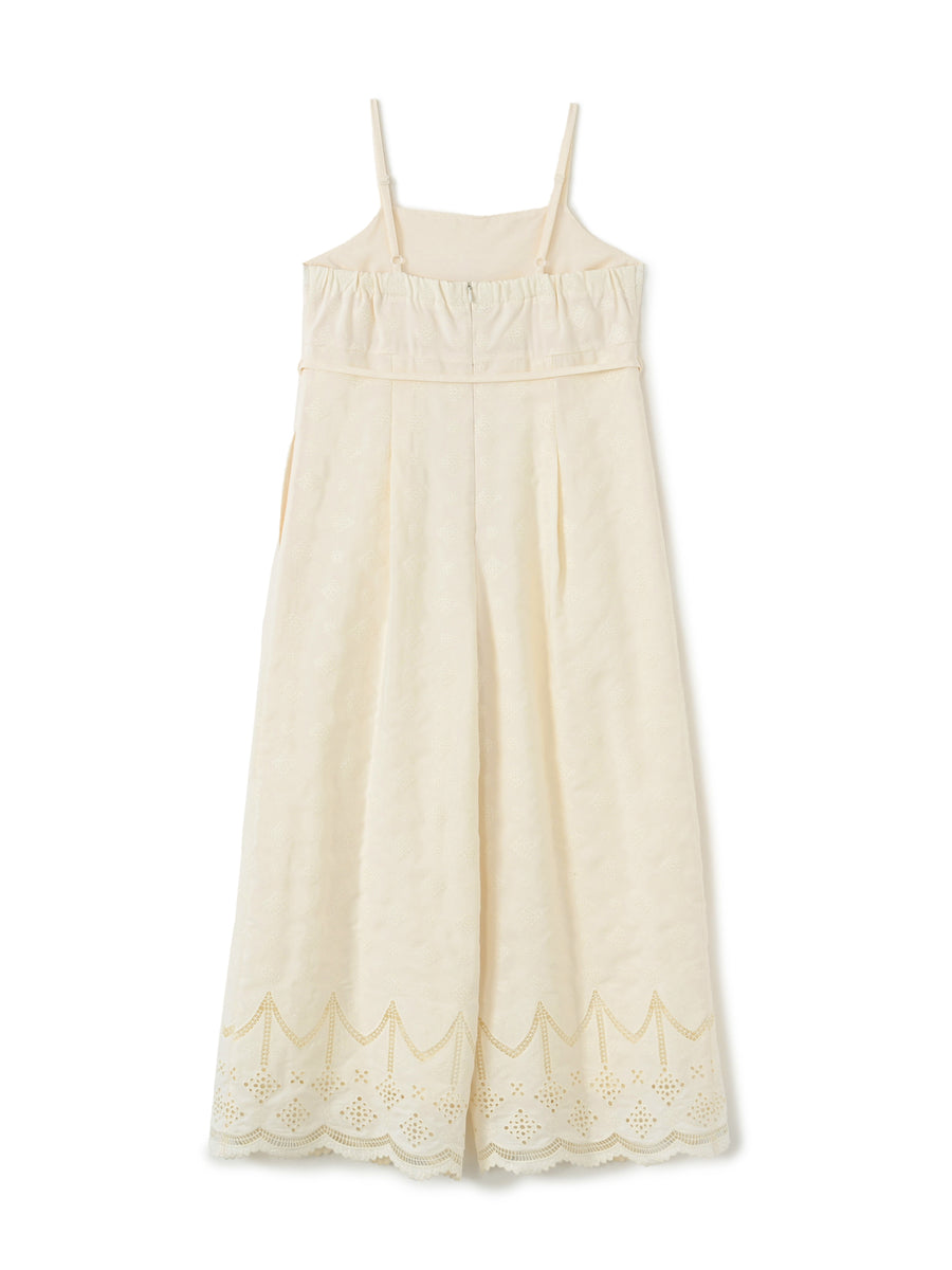 エンブロイダリースカーフセットオールインワン　[通常]