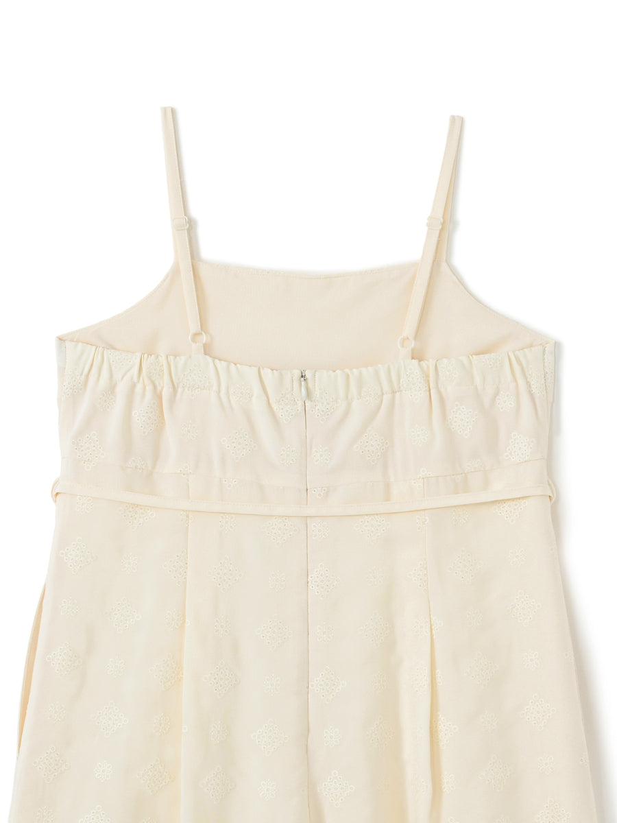 エンブロイダリースカーフセットオールインワン　[通常]