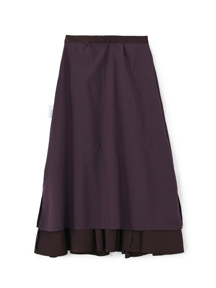 グロッシーボリュームフレアスカート　[通常]