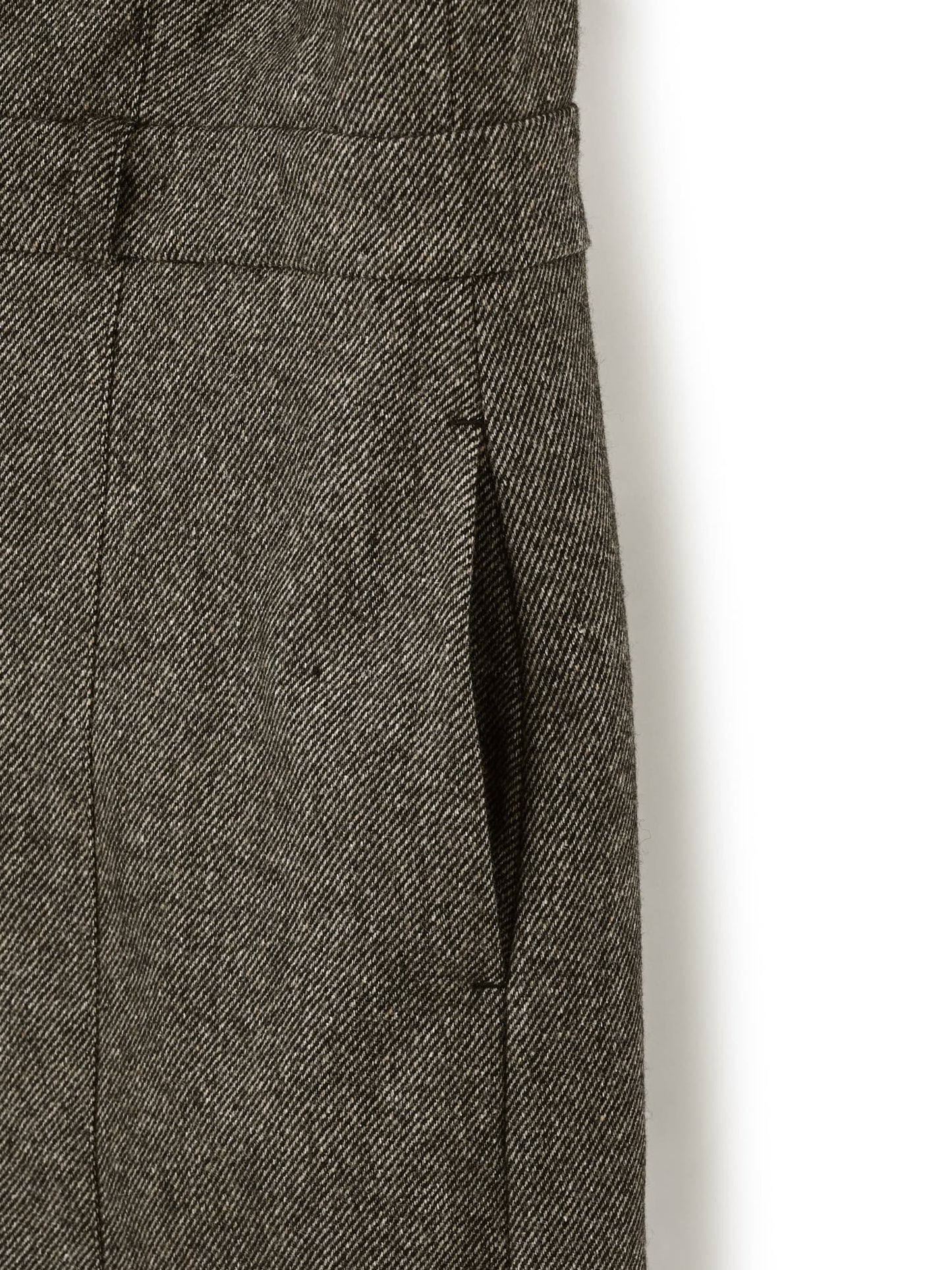 ウールツイードジャンパースカート-short & regular　[通常]