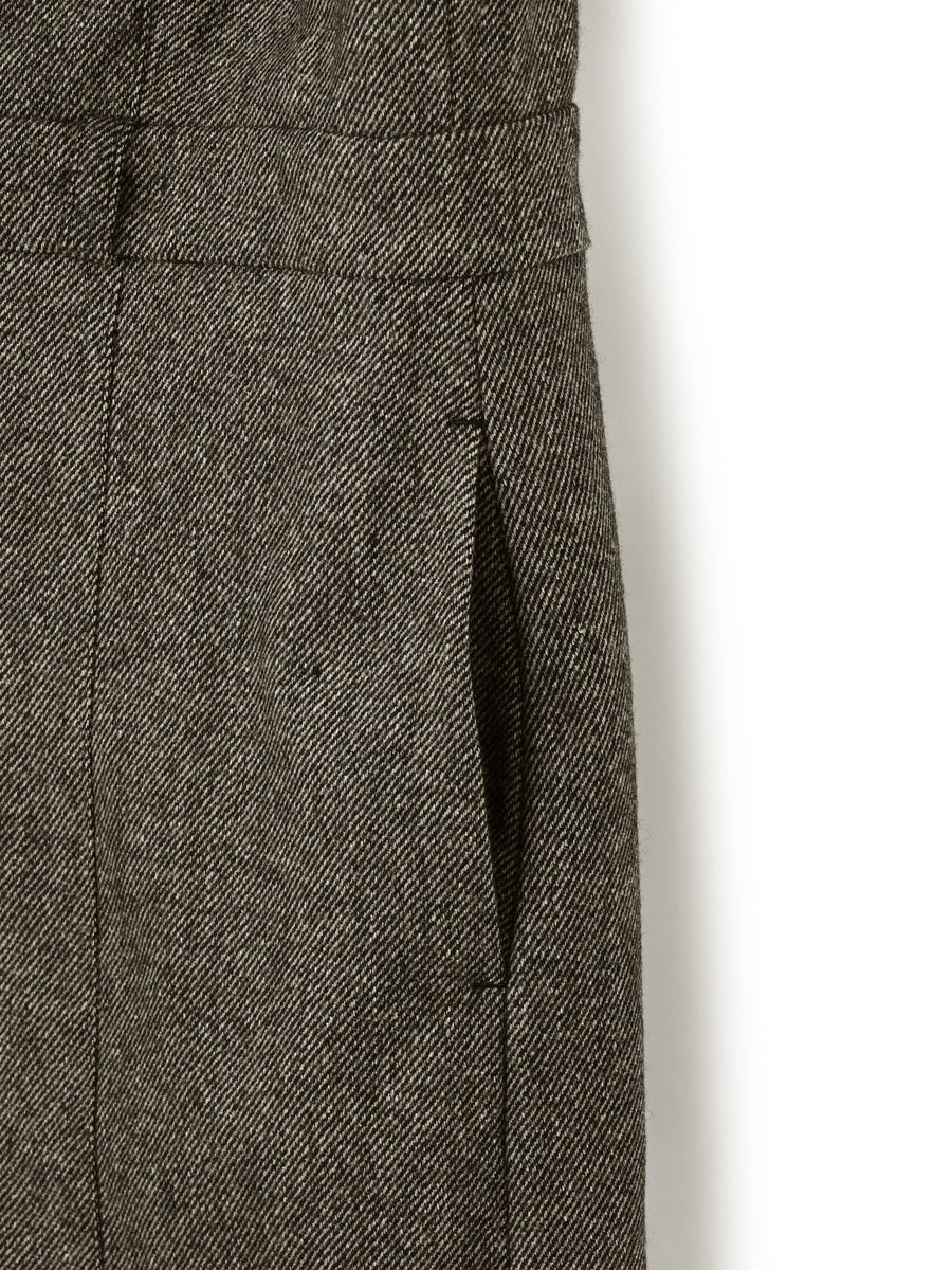 ウールツイードジャンパースカート-short & regular　[通常]