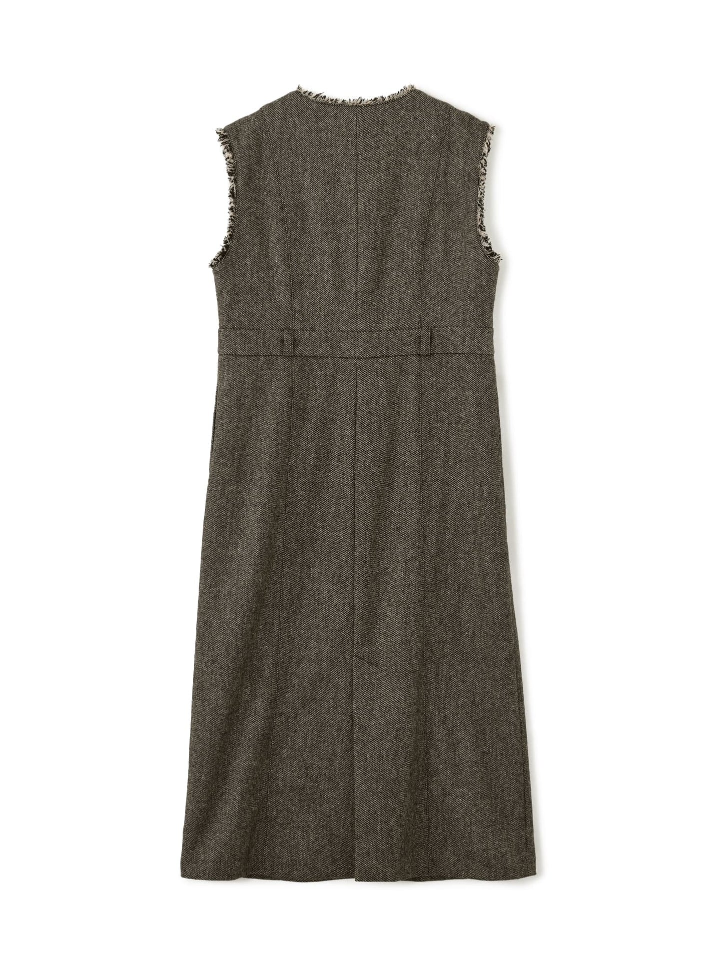 ウールツイードジャンパースカート-short & regular　[通常]