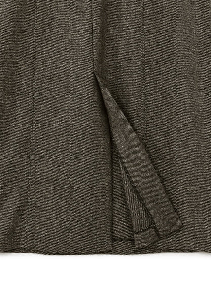 ウールツイードジャンパースカート-short & regular　[通常]