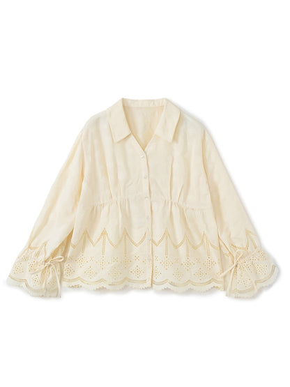 ※こちらが実物のカラーに一番お色味が近くなっております。（アイボリー）<br>