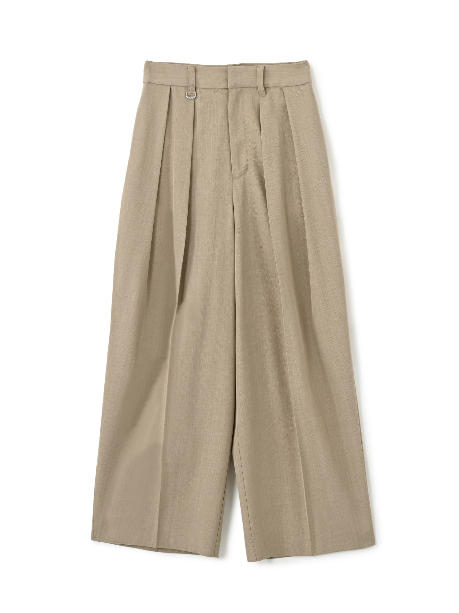 ウールツイル2タックスラックス | 小柄・低身長女性向けファッション