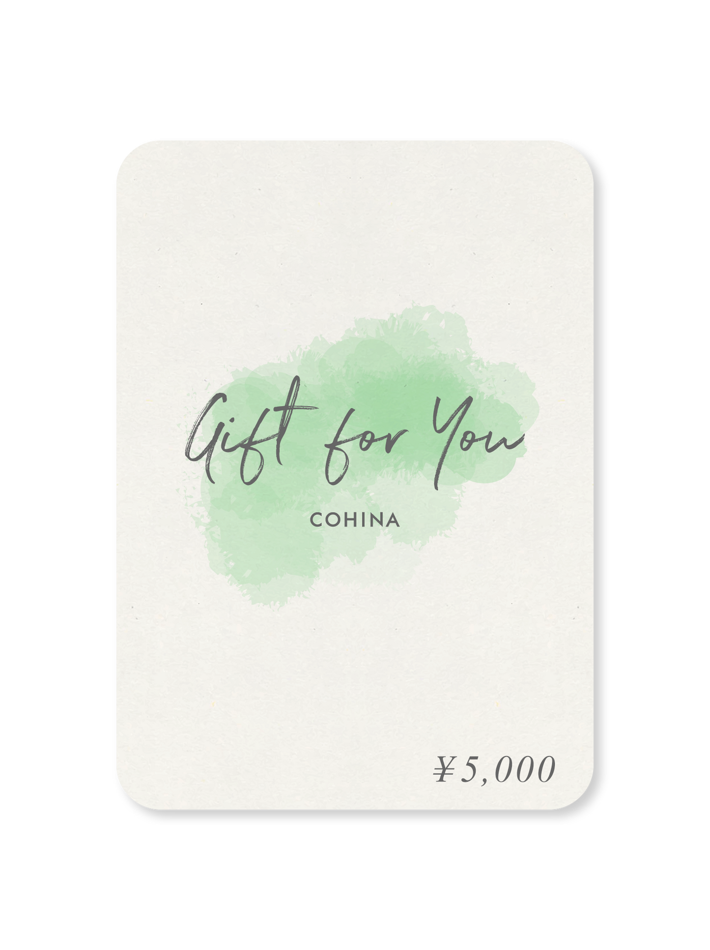 COHINA GIFT CARD 【 Gift for you 】