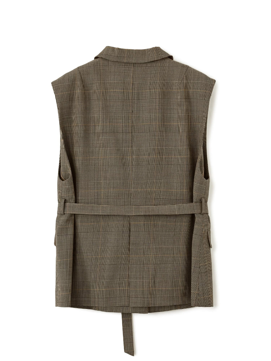 ウールツイルシングルテーラードジレ　[通常]