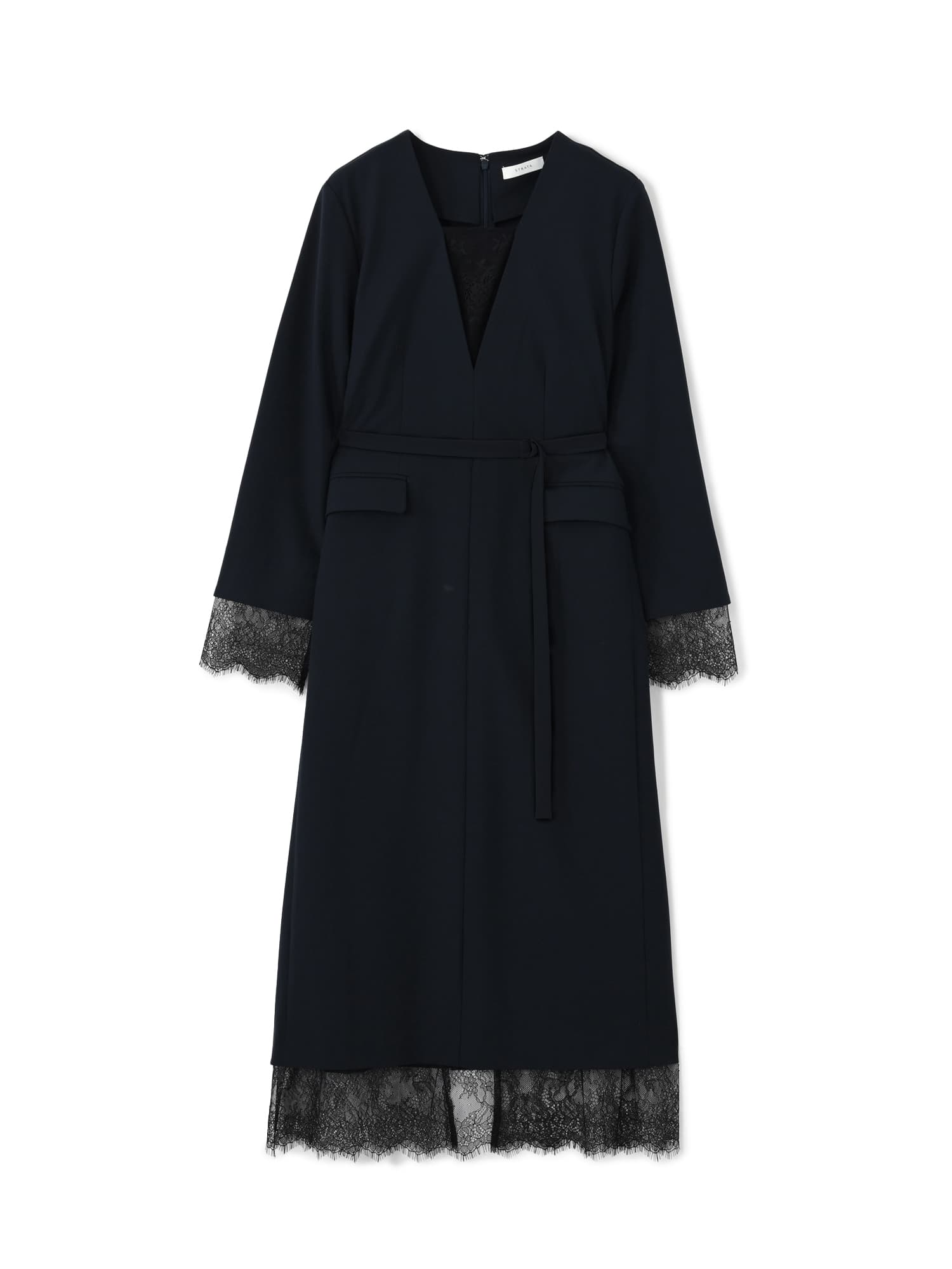 レースドッキングキャミセットワンピース | 小柄・低身長女性向け