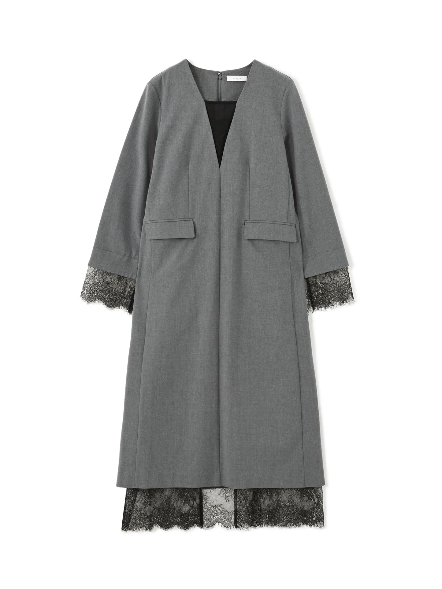 レースドッキングキャミセットワンピース　[通常]