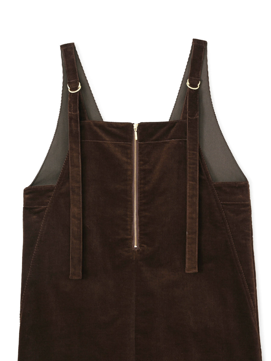 2wayコーデュロイジャンパースカート　[通常]