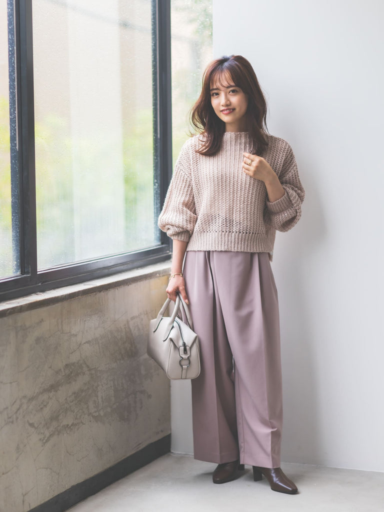 ハイウエストスリータックアシメパンツregular cohina コヒナ ハイウエストスリータックアシメパンツregular cohina コヒナ