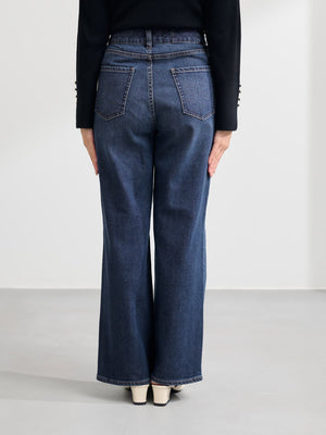 【Healthy DENIM×COHINA】Canelé ストレートデニム-short & regular 　[通常]