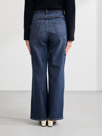 【Healthy DENIM×COHINA】Canelé ストレートデニム-short & regular 　[通常]