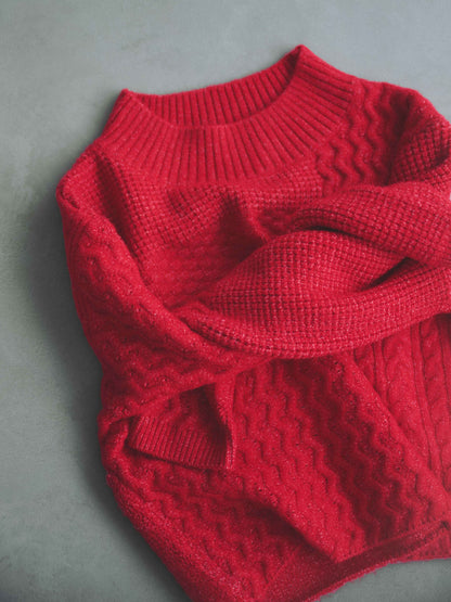 パターンミックスニット　[通常]