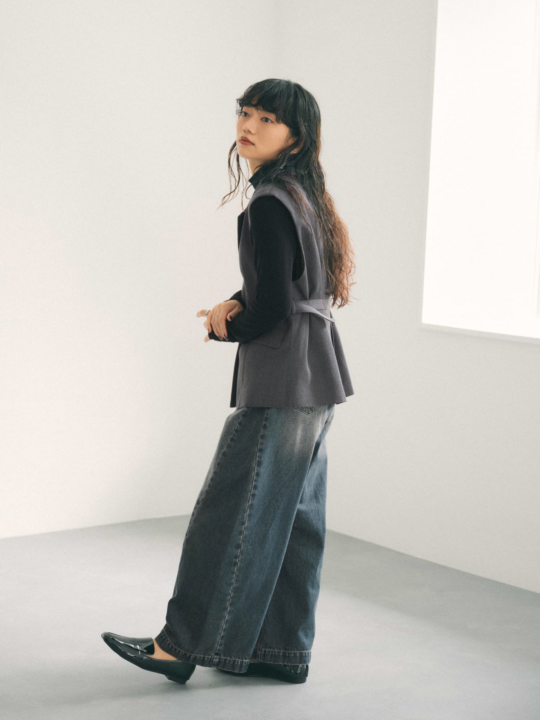 バレルデニムパンツ | 小柄・低身長女性向けファッション通販