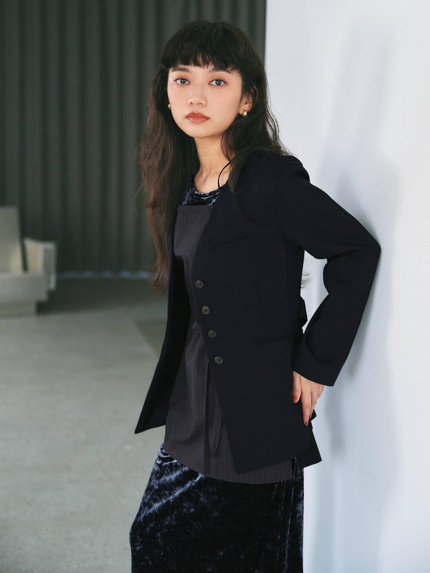 149cm | B:77 W:57 H:82 股下:67 | ワンサイズ着用