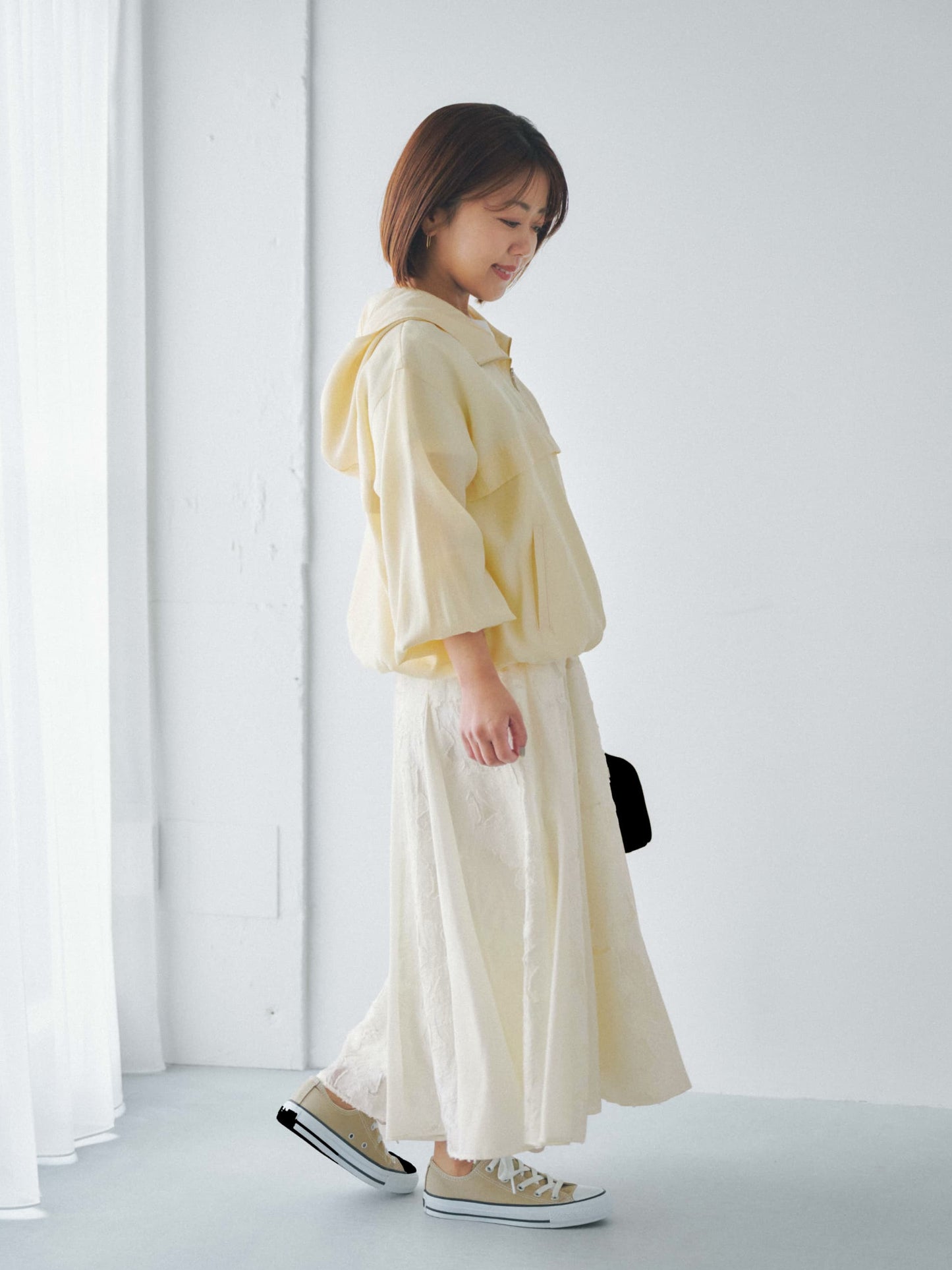 シアージャカードフレアスカート-short & regular　[通常]