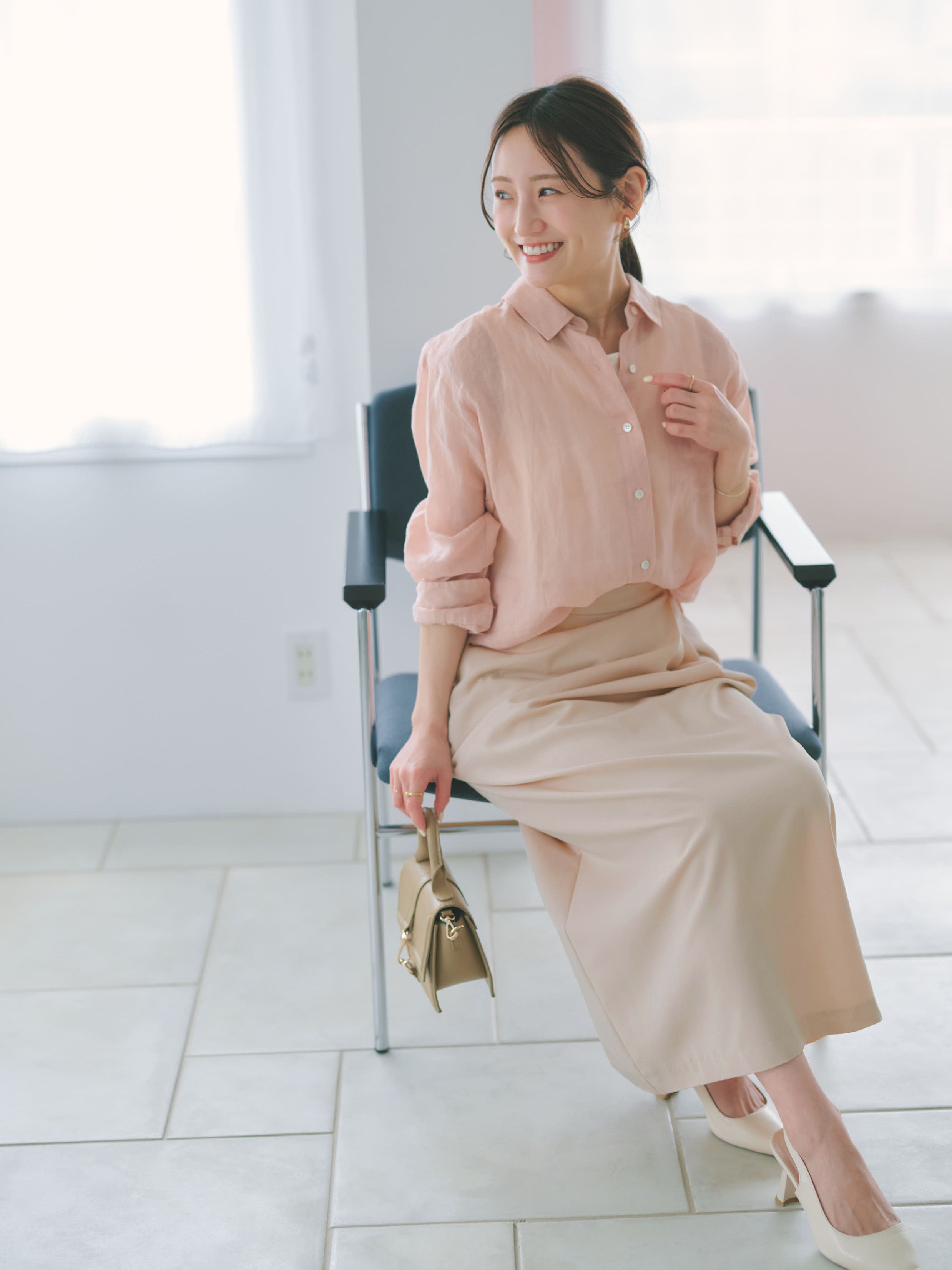 ベーシックラミーシャツ | 小柄・低身長女性向けファッション通販
