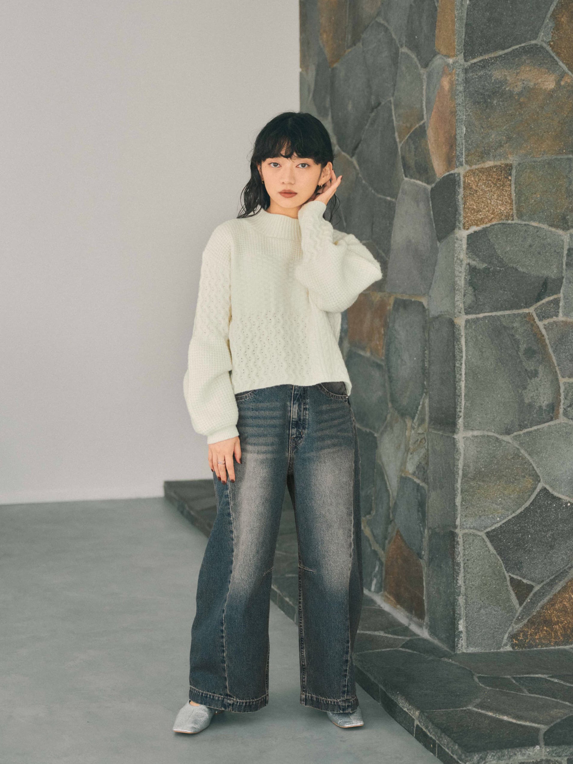 バレルデニムパンツ | 小柄・低身長女性向けファッション通販