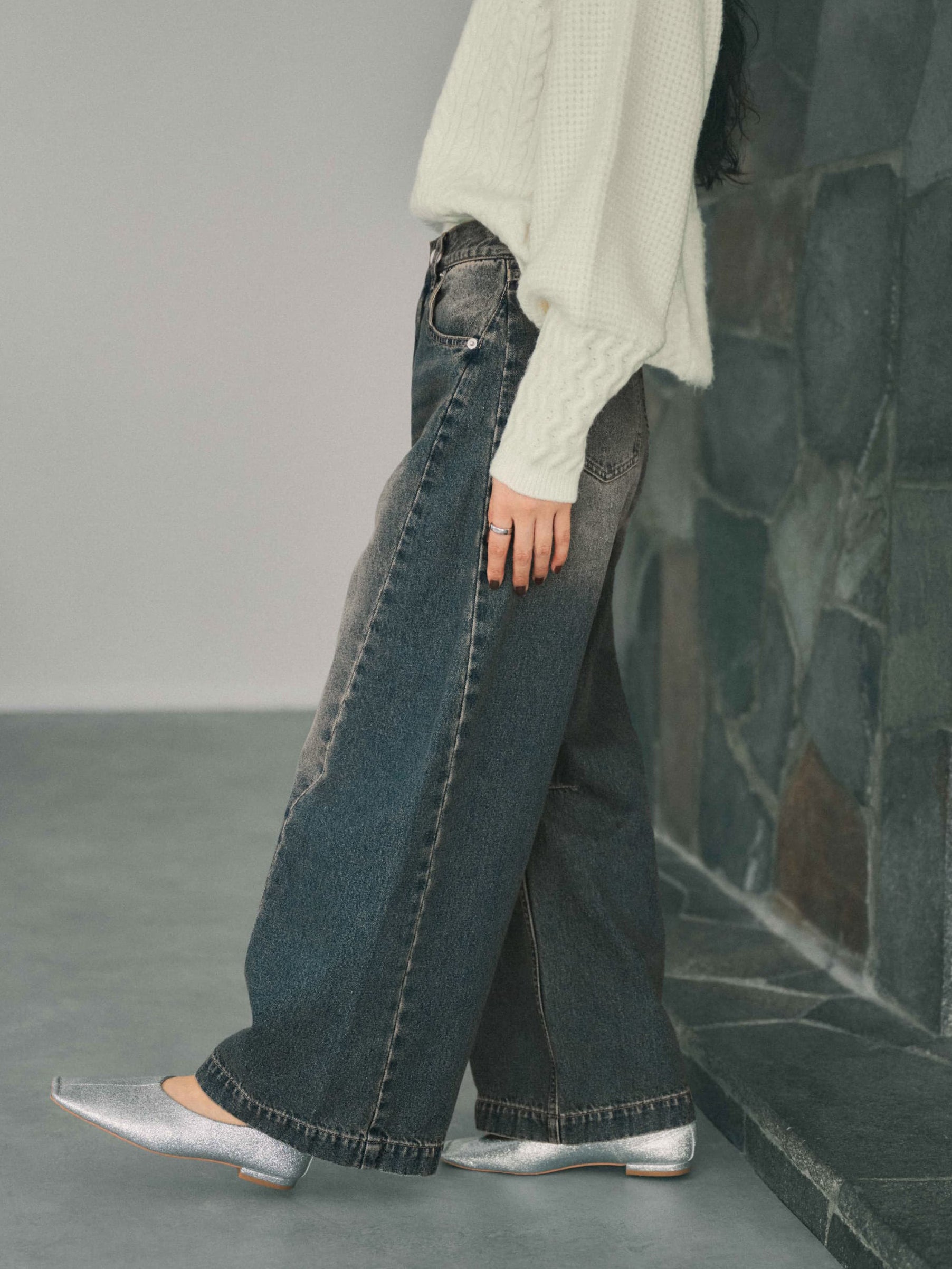 バレルデニムパンツ | 小柄・低身長女性向けファッション通販