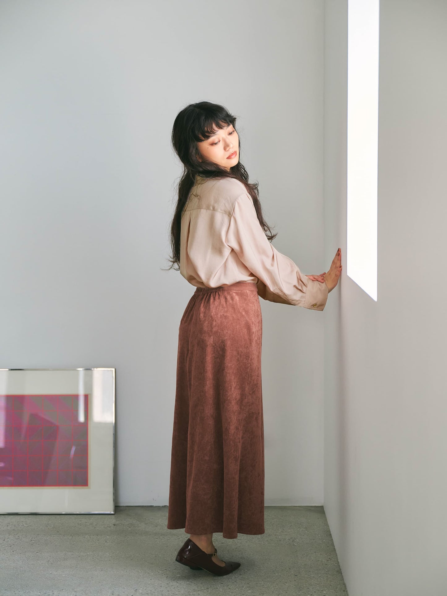 ブライトツイルダブルポケットシャツ　[通常]