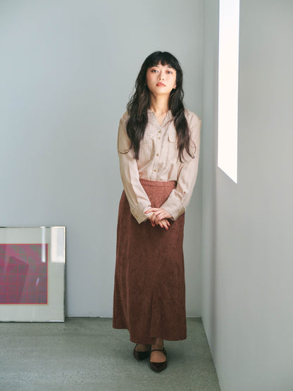 ブライトツイルダブルポケットシャツ　[通常]