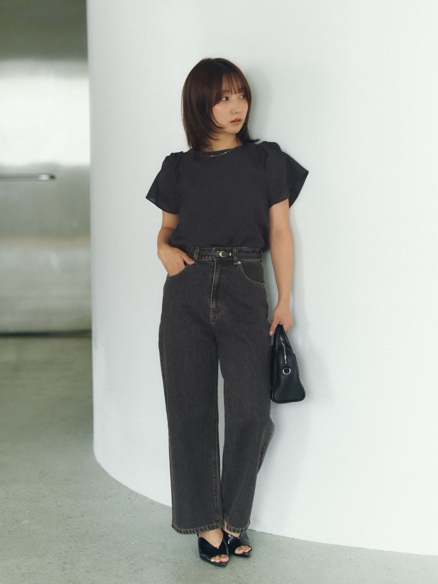 KUROKI DENIM セミワイドストレート-short & regular　[通常]
