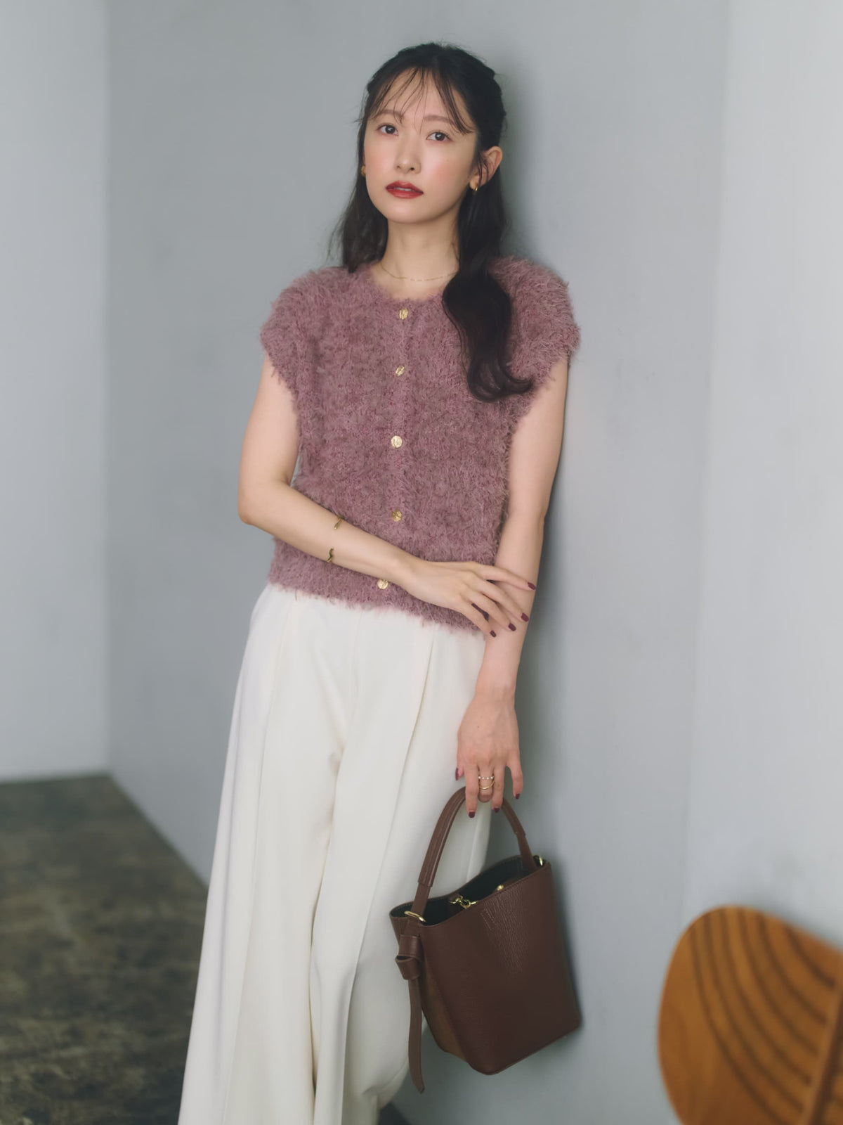 153cm | B:81 W:59 H85 股下:74 | ワンサイズ着用