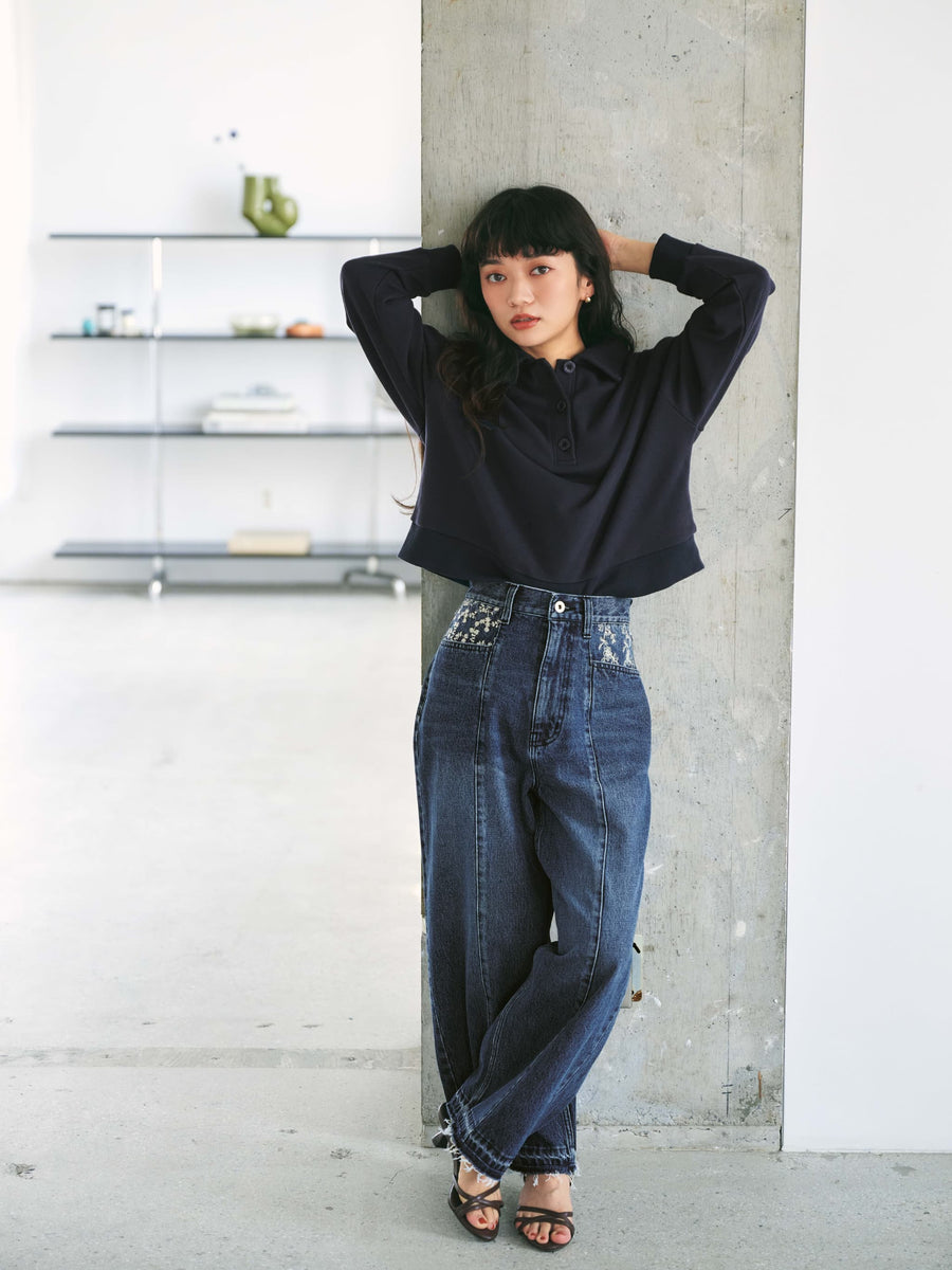 149cm | B:77 W:57 H:82 股下:67 | short-XS着用