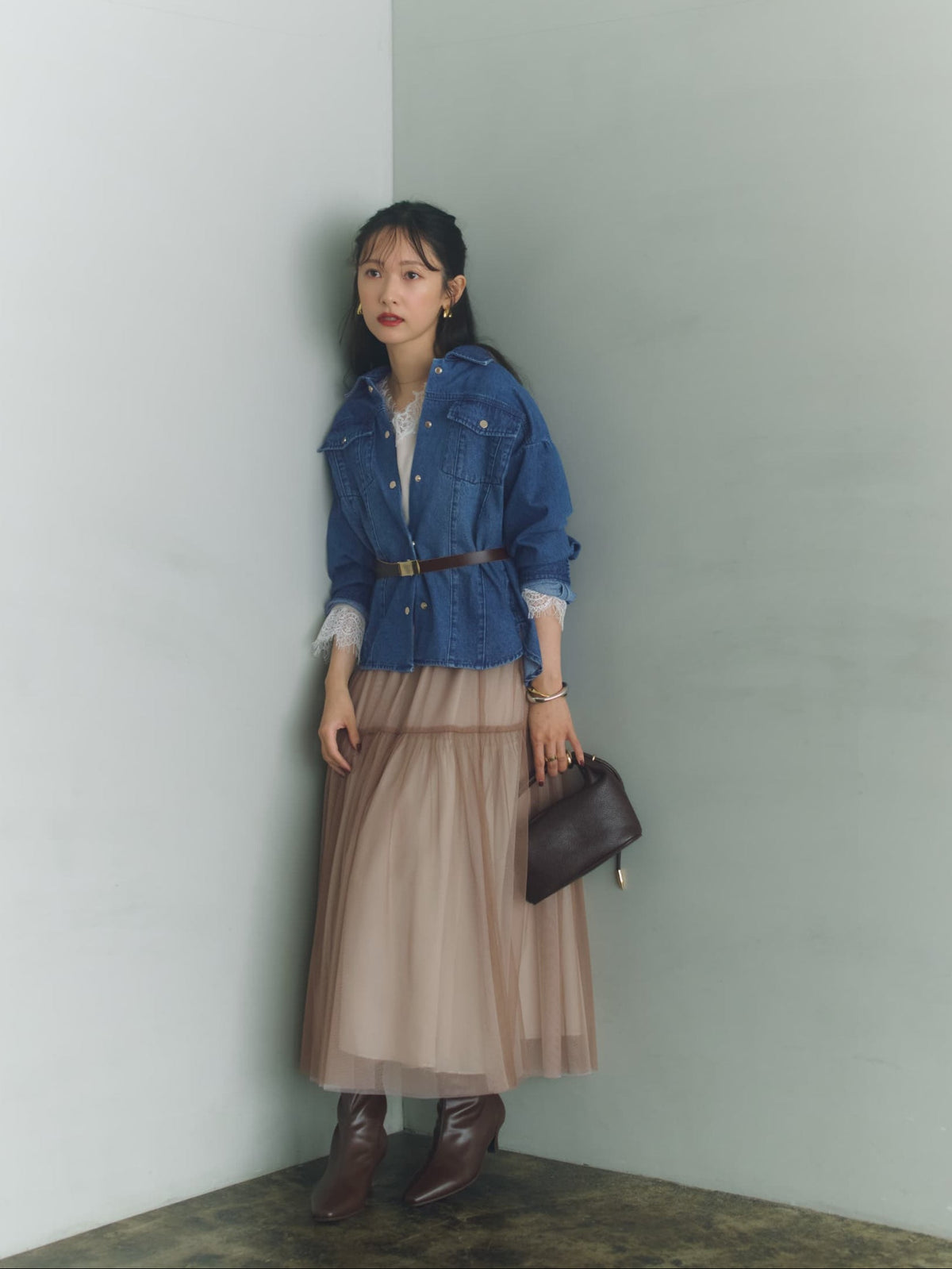 リバーシブルシャイニーチュールスカート-short & regular　[通常]