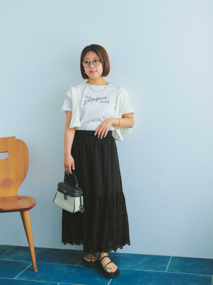 【接触冷感】サマームードロゴTシャツ　[通常]
