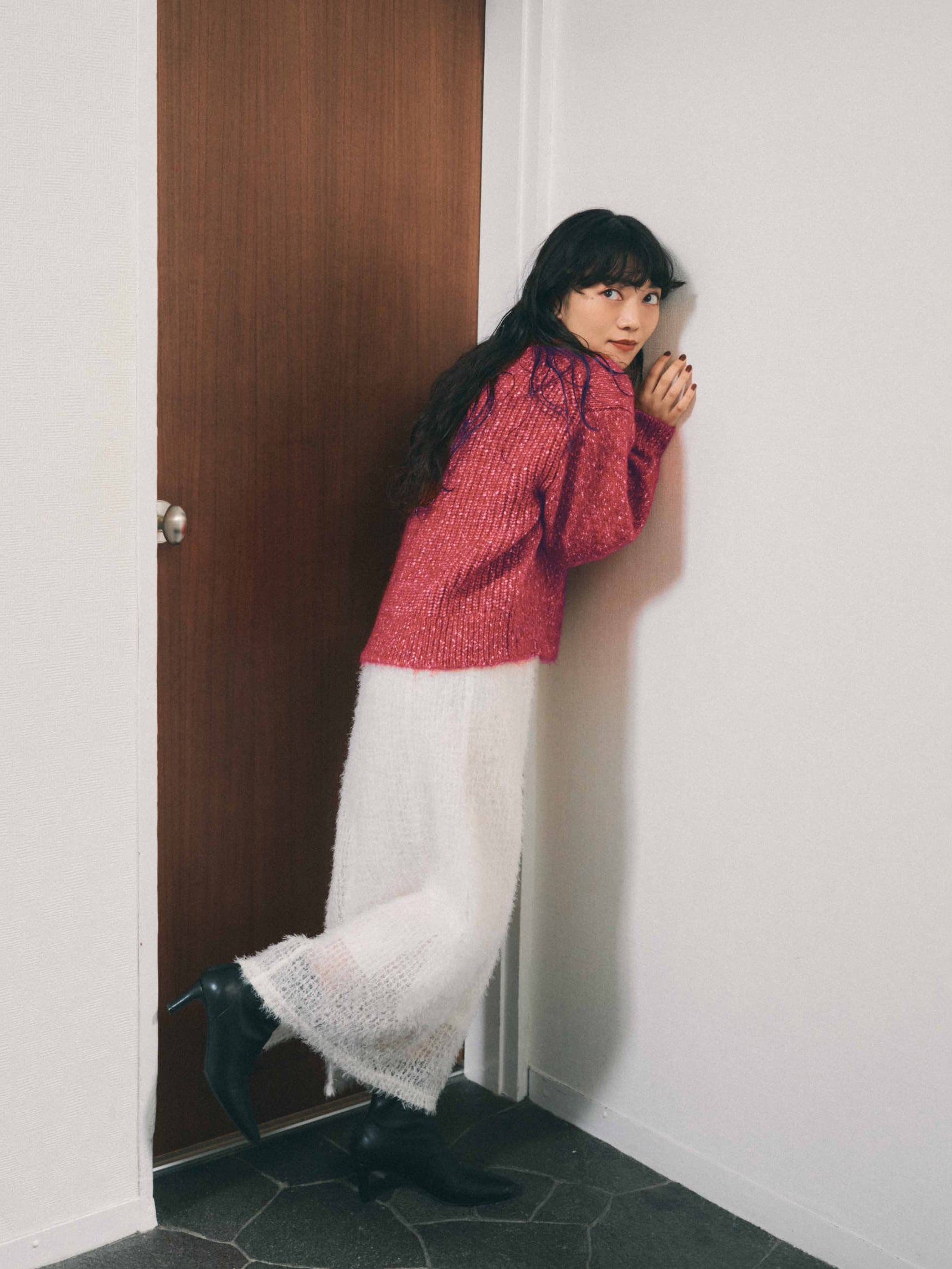 フェザーチュールタイトスカート | 小柄・低身長女性向けファッション