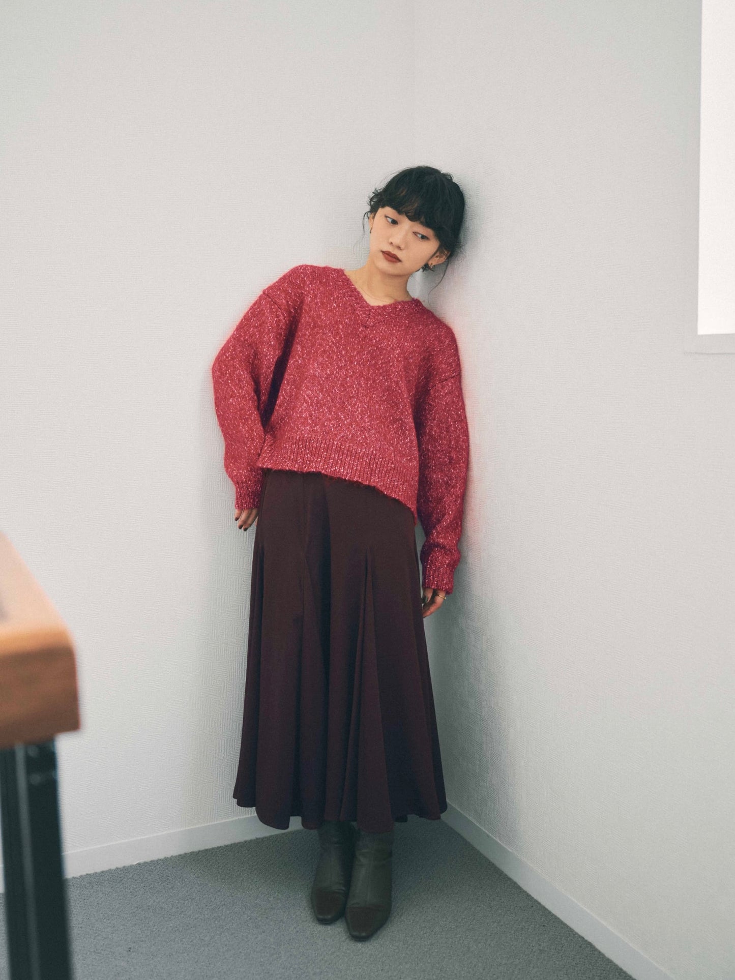 ヴィンテージライクミックスヤーンニット　[通常]