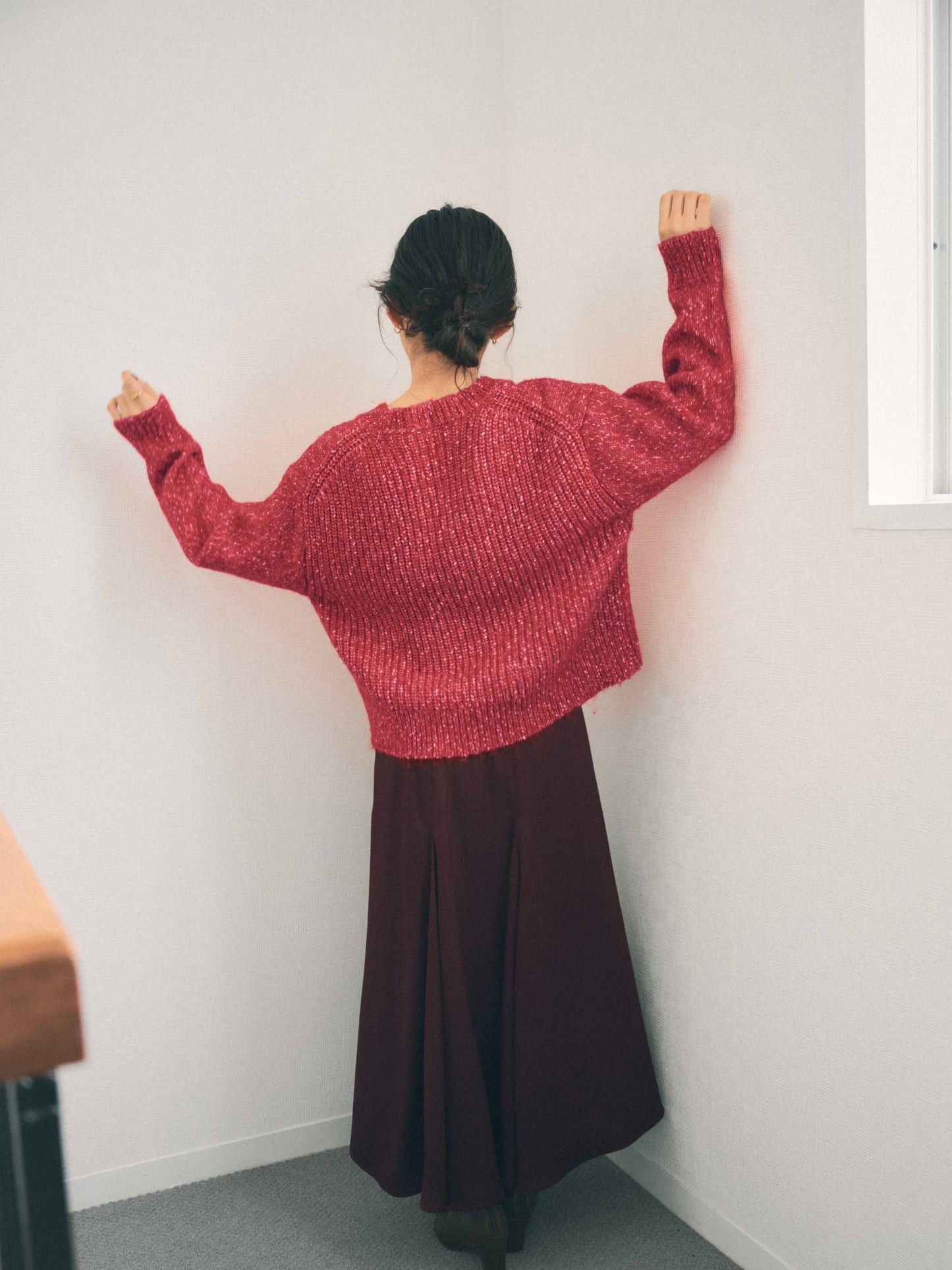 ヴィンテージライクミックスヤーンニット　[通常]