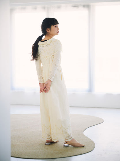 エンブロイダリースカーフセットオールインワン　[通常]